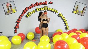 " BLINFOLDED " THE BALLOON GAME