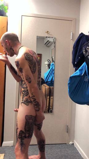 Tatted Twink Masturbation Solo