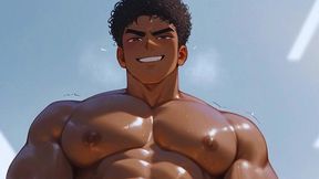 young and muscular colombian was identified by several bodybuilders after the championship.