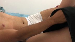 grinding lap dance for a nerd until he almost cum