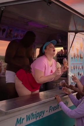 Big-chested coworker gets fucked in a standing doggystyle position with chubs