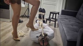 Her new male slave servant