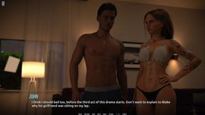 Dominos Beach 26 - John Has Alone Time with Fiona at the Beach & in Her Home - Kiss Scene