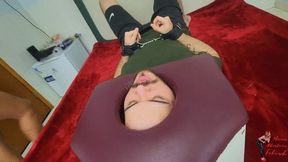 Face sitting in box, part 1, by Anita Perversa and Slave Rebbit FULL HD
