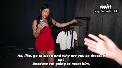 Brother in law wants her big milf tits so bad he fucks her hard missionary