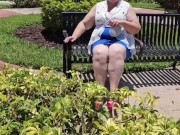 took off my panty on the street and gave it to a doctor, said he wanted it for research - bbw ssbbw