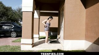 TeenPies - Horny Latina goes Crazy for Creampie