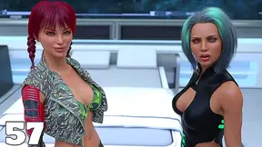 Busty Alien Queens Dominate Stranded Traveler in Cosmic Lust Adventure