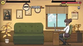 Hentai Game - Problematic Student - Detention Lvl 1 - - Teacher Fucks Students