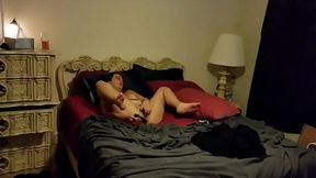 Stepmom milf caught masturbating to porn
