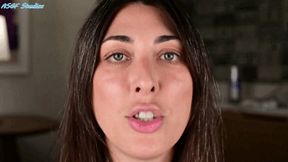 Goblin Goddess enchanted mouth! Slo mo LIP and TONGUE tease! - MOV
