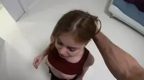 Tinder date craves attention on cam, opens mouth wide