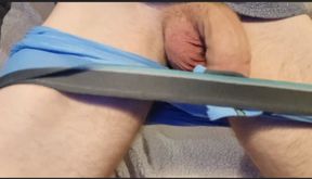 Young cock from dropped balls grows the cock quickly.