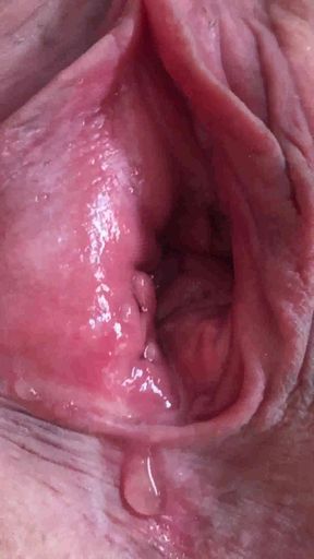 Epic moment from &quot;Shaving Pussy. Piss after Shave. Fuck after Pissing. Wide-Open Pussy Creampie Close up.&quot;