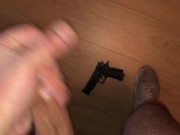 TIED UP to a CHAIR and made to CUM ** bondage **