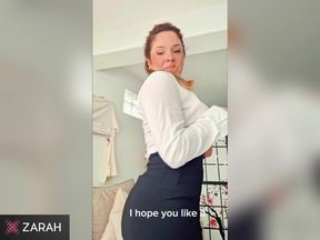 Zarah Tries on a Sexy Outfit and Ends Up Masturbating on Camera