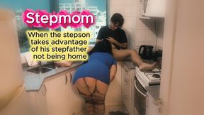 When the stepson takes advantage of his stepfather not being home - Chapter 3