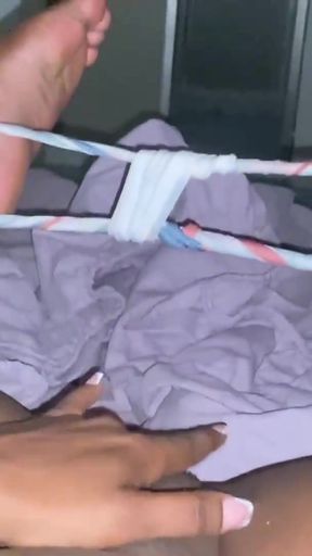 Neighbor sends me a video masturbating at the night when her husband is not home   Clip 1