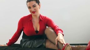 You're not going to fuck me with that small cuckold penis