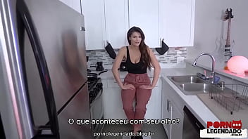 Legendado Sexo com Madrasta a defendendo dos amigos da escola