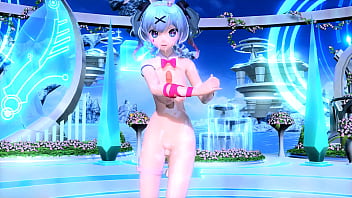 Hatsune Miku Ai no Uta Project diva Nude Mod Rabbit Hole Costume