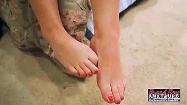 Green Eyed Cute Coed Kylie Gets Deeply Fucked In Different Positions!