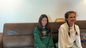 Hardcore Threesome with Two Picked-Up Beauties