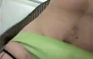 Goth boy strip tease
