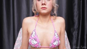 Sexy Blondie with a Dick in Her Mouth