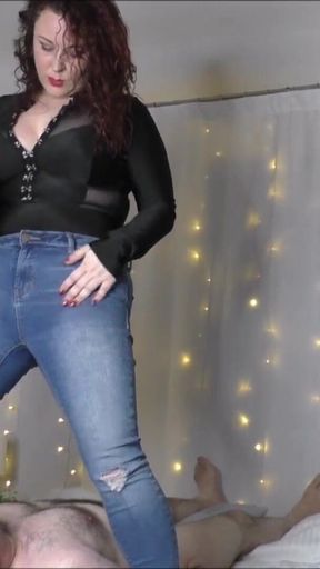 Dirty denim pervert punished