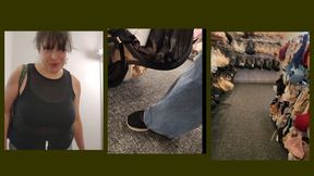 ASMRING IN THE BRA DEPT AND LINGERIE FITTING ROOM