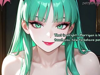 Morrigan Aensland comes to u to give u an unforgettable climax