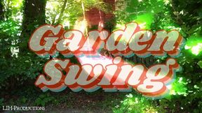 Garden swing with my neighbour