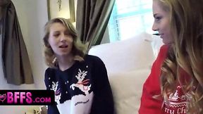 Teen Sluts Fuck in Christmas Morning Fuckfest
