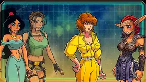 Lara Croft's Steamy Anime Adventure With Hermione in Akabur’s Womb Raider Fantasies