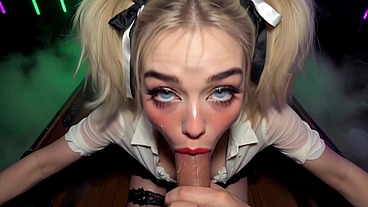 Hot Blowjob Compilation - Various Girls Deepthroat & Massive Cumshots AI Generated