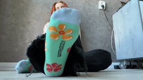 Sniff socks and masturbation!