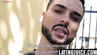 Pretty Latino gets barebacked by stranger for money