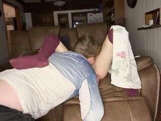 Concupiscent Babysitter Late Night Clip Screw (CREAMPIE)