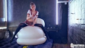 Q1129 Stashia seductively destroys inflatable chair - 1080p