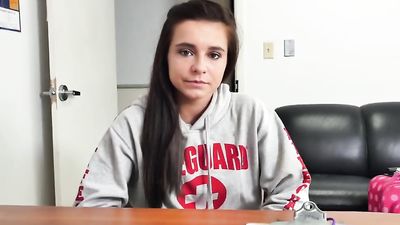 Teen Kharlie Stone Sucks Dick And Fucks After An Interview About Her Sexual Past