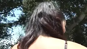 Latina slut devours massive black cock