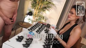 Chastity Fitting for a Tiny Cock - SD Version