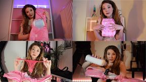 Diaper Collection POV: 4 Clip Bundle Miss Ivy Chaos with Diaper Humiliation