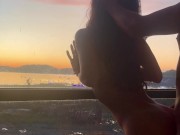 Sensual doggy against the window with a view - Sureau
