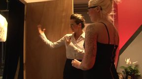 Two lesbians pleasuring each other