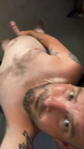 Having fun at home Big White Dick