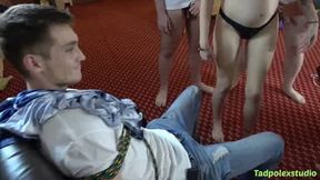 Blonde MILF Luna's Pregnant Pussy Pounding In Wild Orgy