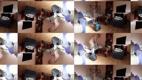 Freshly Milked and Licking Sperm.