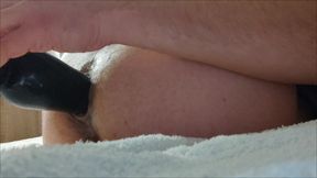 Two dildos in a juicy fuck hole